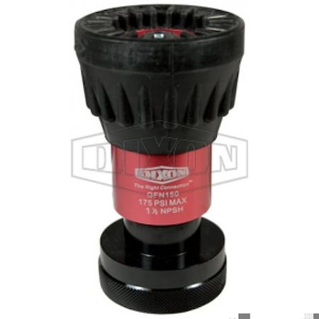 Dixon Global Forestry Fog Nozzle, 1-1/2 in Inlet, Anodized Aluminum Body GFN150